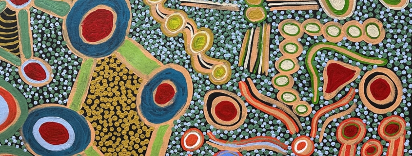 Norma Bryant Minyma Kultjara 114 x 135cm 2023 sq
